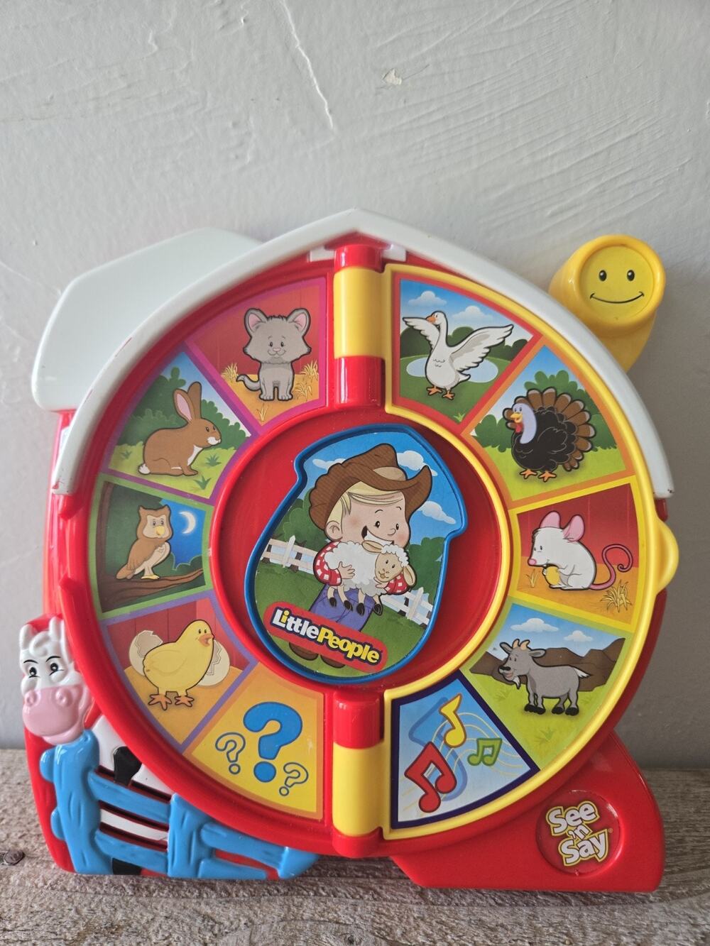 Vintage 2003 Fisher-Price See 'n Say Farmer Says Educational Toy Animal Sounds